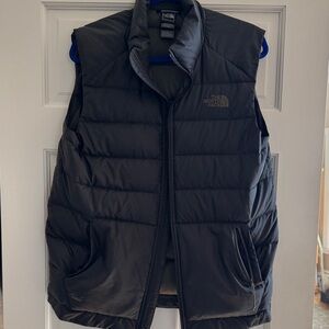 The North Face Men's Dark Gray Puffer Vest